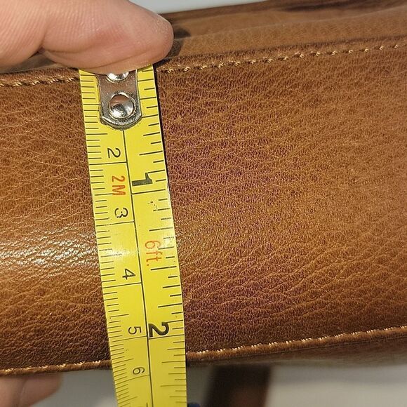 Fossil Messenger Leather Unisex Crossbody Bag - Picture 15 of 15